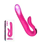 Luksuslik pöörlev tõukav vibraator – 18 cm (7″) – punane — Foto 15