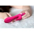 Mira pöörlev G-punkti jänese vibraator – 21.5 cm (8.5″) – roosa — Foto 3
