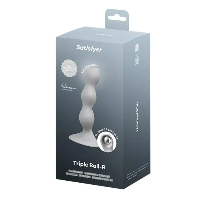 Satisfyer Triple Ball-R дилдо – 15 см (5.9″)