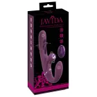 Javida Strapless Strap-On Flic dubultais vibrators – rozā — Foto 1