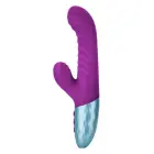 FemmeFunn Delola dubultā blīvuma rievots vibrators – 23.6 cm (9.3″) – violets — Foto 4