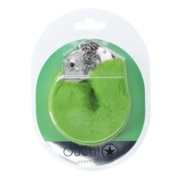 Heavy-duty Fluffy Handcuffs – Green
