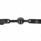 KINK Ball Gag Model 2 Soft TPE 4cm – Adjustable Black Strap 65x2.5cm — Photo 3