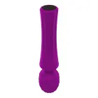 Uzlādējams jaudīgs wand masāžas vibrators – violets — Foto 3