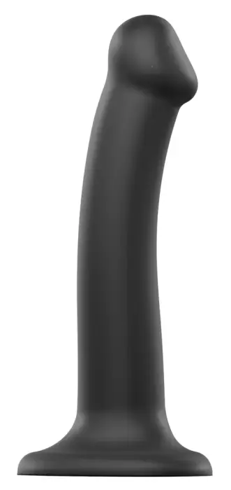 Semi-Realistic Dildo – 18 cm – Black Photo