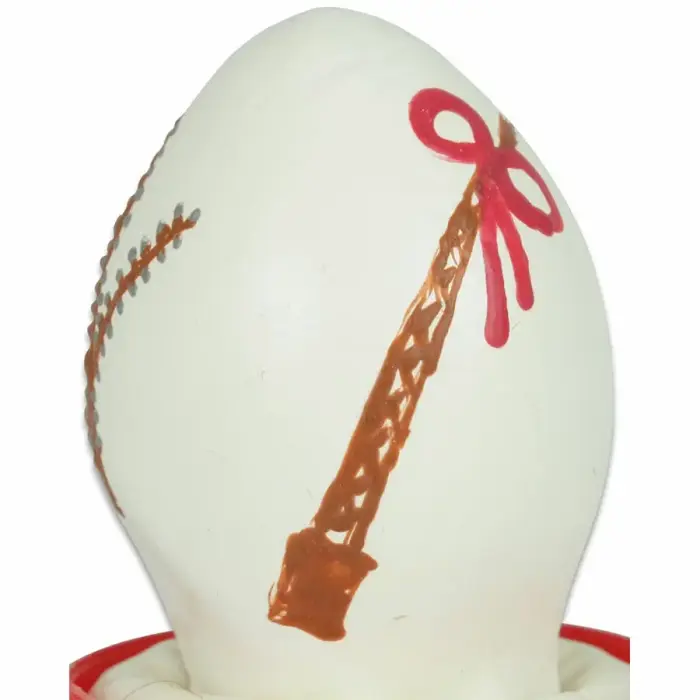 CONDOMERIE hand-painted decorative condom – White Easter Egg