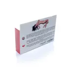 Fetish B-Series Furry Metal Handcuffs – Red — Photo 6