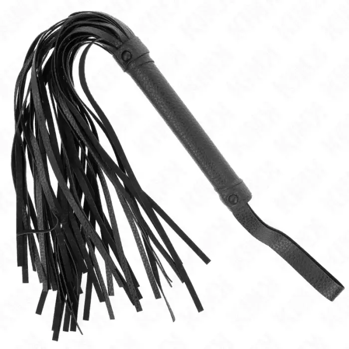 KINK тёмно-синяя плеть с бусинами 43.5 cm