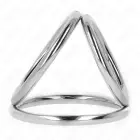 KINK Triple Chrome Metal Ring Set 3.2-4.5 cm Stainless Steel — Photo 4