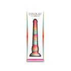 Sudėtas dildo – 23 cm (9″) – Raudonas — Nuotrauka 4