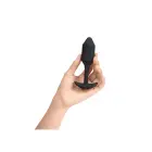 B-Vibe Vibrating Snug Anal Plug 2 – Black — Photo 7