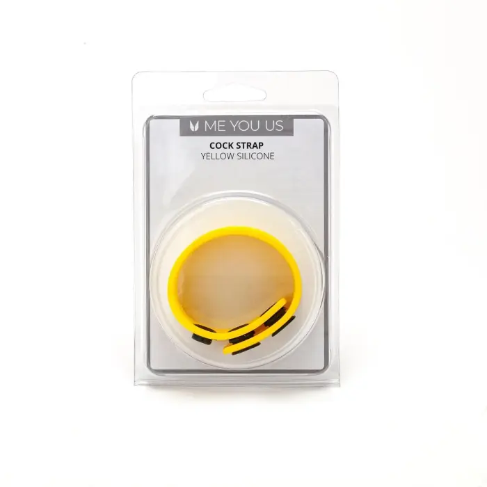 Me You Us Silicone Cock Ring – Yellow