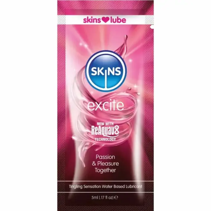 SKINS Excite Water-Based Lubricant – 5 ml