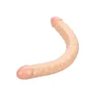 Size Queen dvipusis dildo – 43 cm (17″) – kūno spalva — Nuotrauka 6