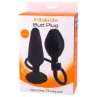 Piepūšams anālais spraudnis – 16.9 cm (6.7″) / maks. Ø 10 cm – Melns — Foto 2