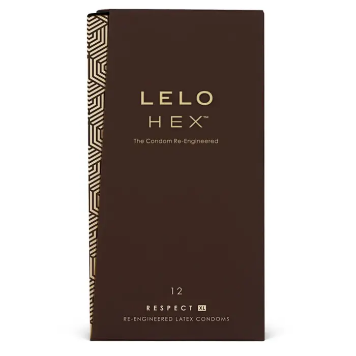 LELO HEX Respect XL Designer Latex Condoms – 12 pcs