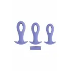 Evolved Hole Punch vibrating silicone anal plug set – 3 sizes — Photo 2