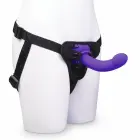 b-Vibe Vibrating Curved Strap-On Kit – kumer vibreeriv strapon reguleeritavate rakmetega – 16,5 cm — Foto 3
