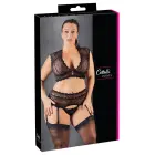 Cottelli Collection Lace Lingerie Set – Black – 4XL — Photo 1
