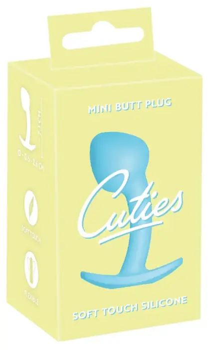 Cuties Mini Anal Plug – 7.1 cm – Blue