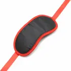 OHMAMA Black Mask with Red Trim – Adjustable Polyester Accessory — Photo 7