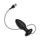 Nexus Tornado Medium – rotating vibrating silicone plug with remote – black — Photo 8