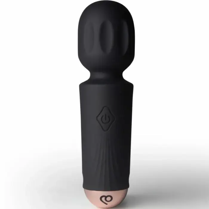 Rocks-Off Mini Wand Black Tulip перезаряжаемый wand вибратор – 11.5 см (4.5″) – черный