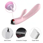 Wibrator- B - Series Rabbit Vibrator with Heating Function – Pink — Photo 5