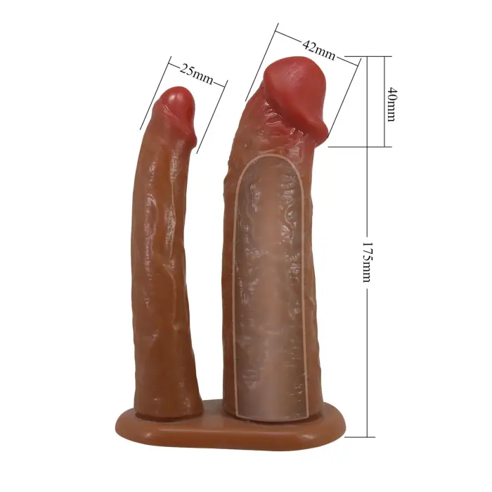 PRETTY LOVE Kearen strap-on dildo – 17.5 cm (6.9″) Foto 7