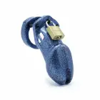 CB-X CB-6000 Chastity Kit Glitter Blue – Adjustable ABS System — Photo 1