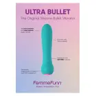 FemmeFunn Ultra Bullet – компактный водонепроницаемый вибратор с 20 режимами – бирюзовый — Фото 4