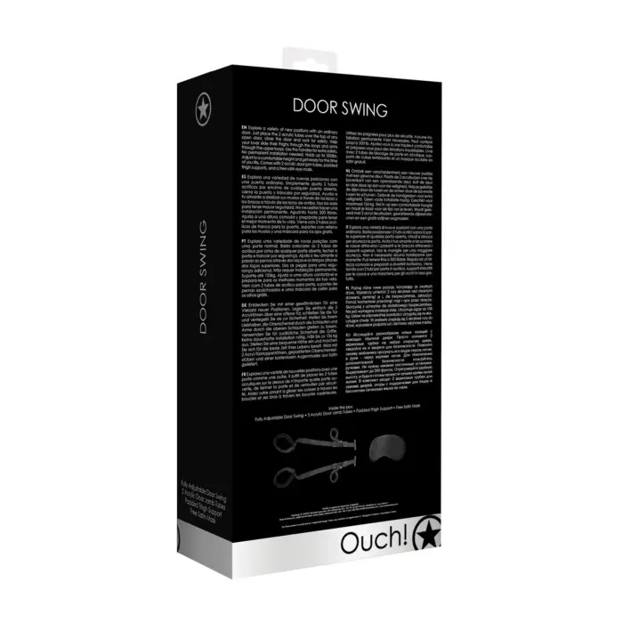 Durvju šūpoles – melnas Foto 2