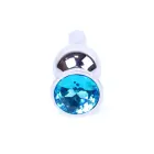 MyLove Toys Jewellery Silver analinis kištukas – 9.5 cm – Mėlynas — Nuotrauka 1