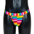 Rimba – men's rainbow thong – multicolour – one size — Photo 4