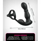 AFE Ass-Gasm Slide&Glide Black Dildo – 19 cm – Black Photo
