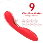 Fishhook punane kahepunktsa G-punkti vibraator – 22.4 cm (8.8″) — Foto 10