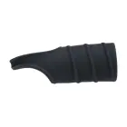 LEVELZ Silicone Cockring and Ribbed Sleeve – Black — Photo 4