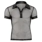 Men's Mesh and Wet Look Shirt – L — Photo 8