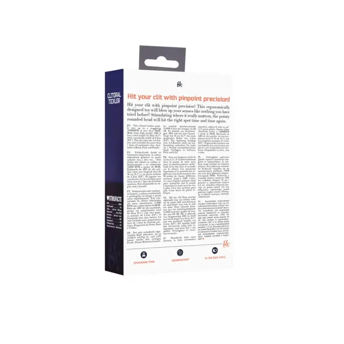 Klitora stimulators – 16 cm (6.3″) – rozā Foto 2