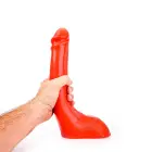 All Red reālistisks dildo ar tekstūru – 20–23 cm (8–9″) — Foto 5