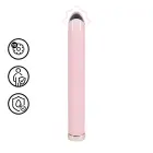 Loveline Glass Vibe – klasikinis stiklinis vibratorius – rožinis — Nuotrauka 6