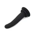 Silikoonist iminapaga dildo – 15 cm (6″) – Must — Foto 4