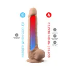 Model 1 realistiškas dildo – 25 cm (10″) – kūno spalva — Nuotrauka 7