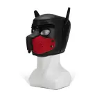 Ouch! Puppy Play neopreno kaukė – raudona — Nuotrauka 3