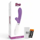 Dorcel Glossy Jackson Rabbit – вибратор-кролик с двойным мотором – 10 режимов, силикон – фиолетовый – 12 см — Фото 7