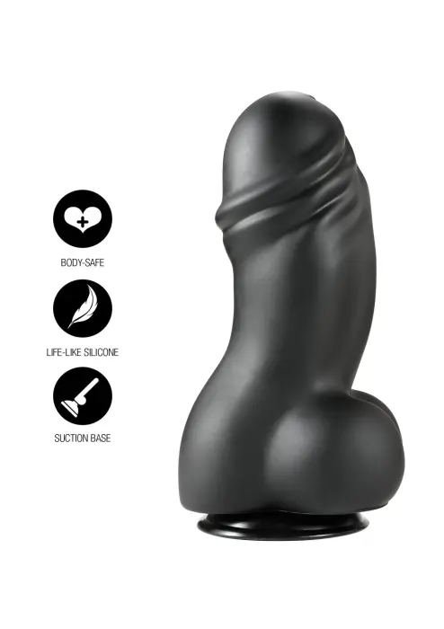 Fat Boys dildo – 22 cm (8.7″) – Melns Foto 8