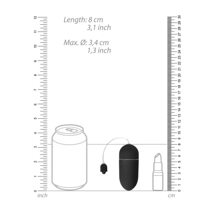 Vibrējoša ola – 10 ātrumi – melna Foto 8