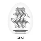 Tenga Egg Gear Stronger masturbators – 7 cm (2.75″) – caurspīdīgs — Foto 4
