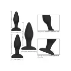 Silicone Anal Exerciser Kit – 3-Piece Set – Black — Photo 4