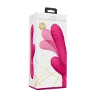 Tani - Trīs motoru G-punkta vibrators ar pirksta kustību un pulsa viļņu stimulāciju – 21.5 cm (8.5″) – rozā — Foto 3